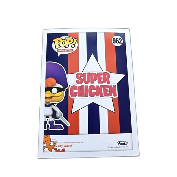 Funko Pop Super Chicken – Retro 1960s Cartoon Jay Ward Collectible - Picture 2 of 2